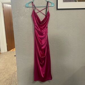 Hot pink Windsor dress